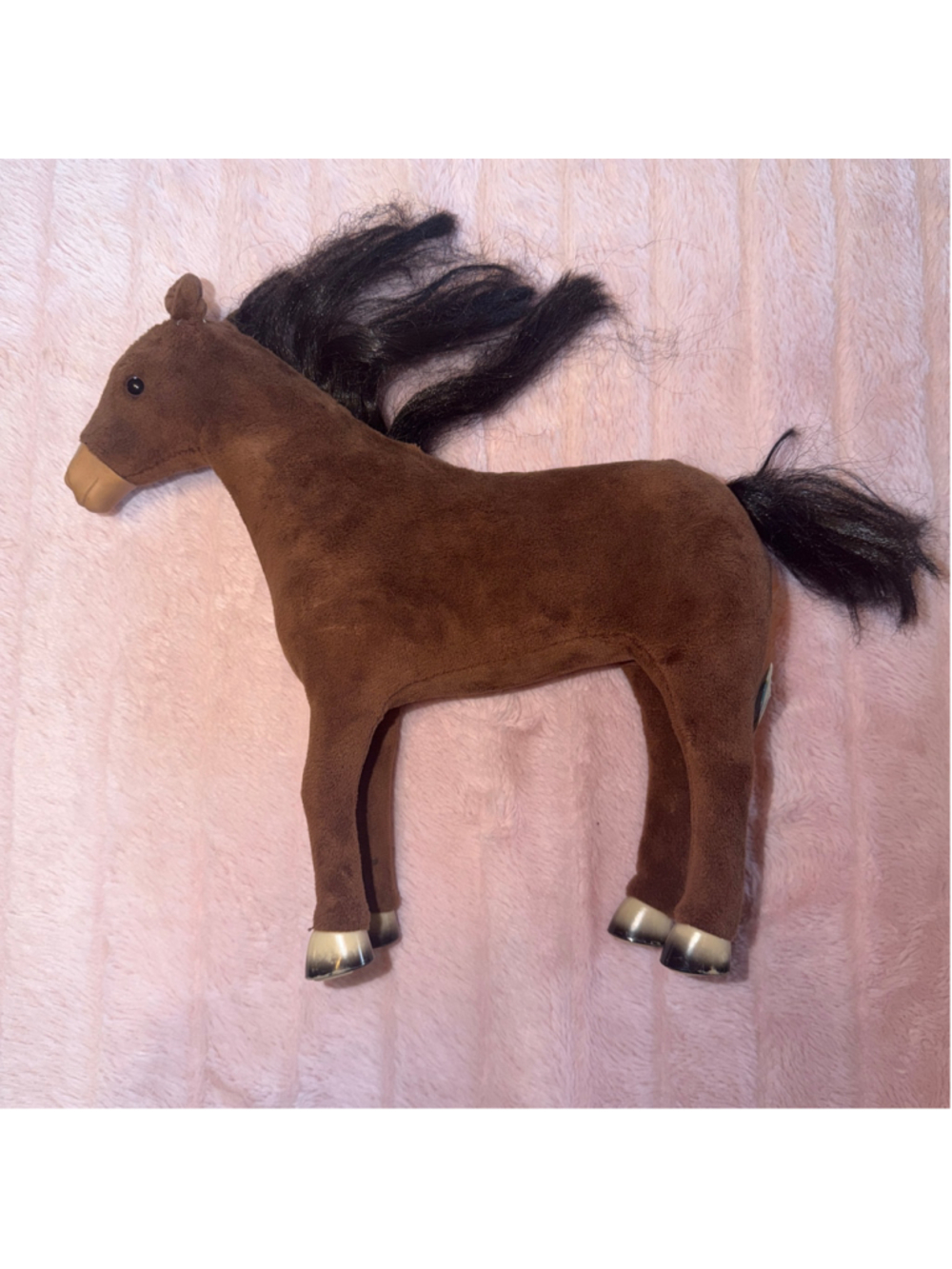 Girls & Boys Paradise Kids Play Animal 19āAround Horse Toy Brown Black Jointed
